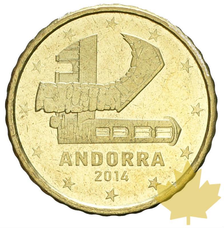 ANDORRA-2014-10 CENTIME-FDC - 20160531144529_andorre-2014-10cent-1.JPG