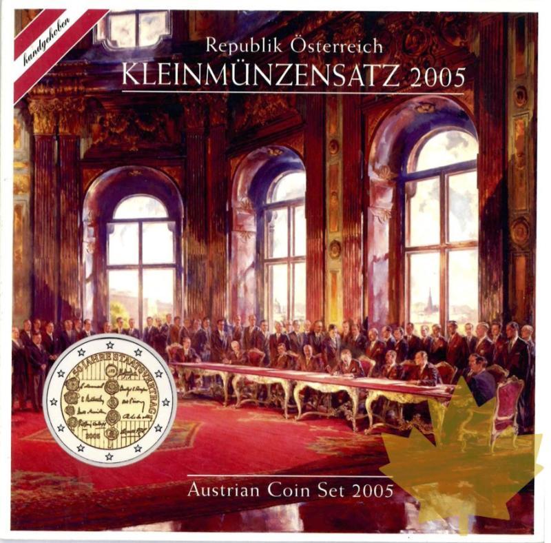 AUTRICHE-2005-SERIE BU-FDC - 20160929153423_austria-2005-euroset.jpeg