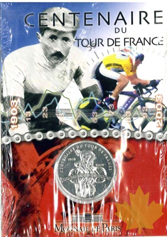 FRANCE-2003-1/4 EURO-ARGENT-TOUR DE FRANCE-FDC - 20161214103429_2003-tour-france-1.jpeg