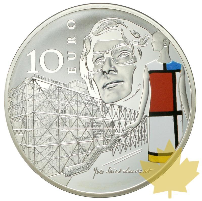 FRANCE-2016-10 Euro-EUROPA STAR Yves St Laurent-PROOF - 20170310161904_yves-saint-laurent-10euro-1.JPG