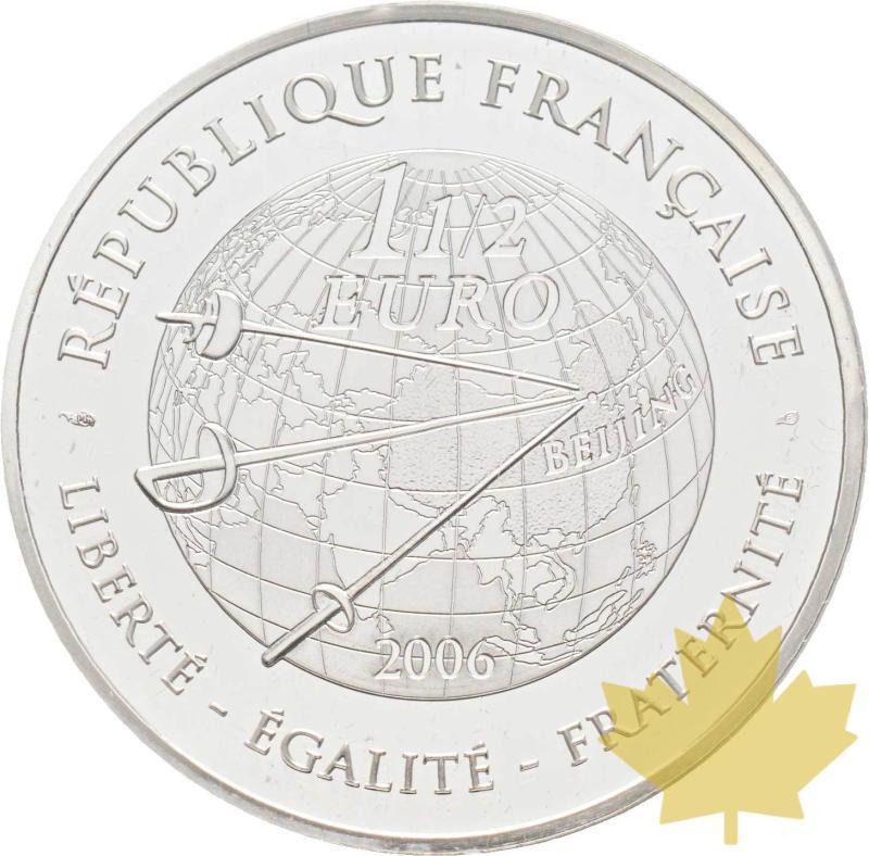 FRANCE-2006-1-Euro-1/2-Jeux d'Eté-ESCRIME-PROOF-BE - 20170315110051_EscrimeB.jpg