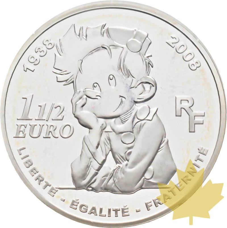 FRANCE-2008-1-EURO-1/2-SPIROU-PROOF-BE - 20170315135434_Spirou2008B.jpg