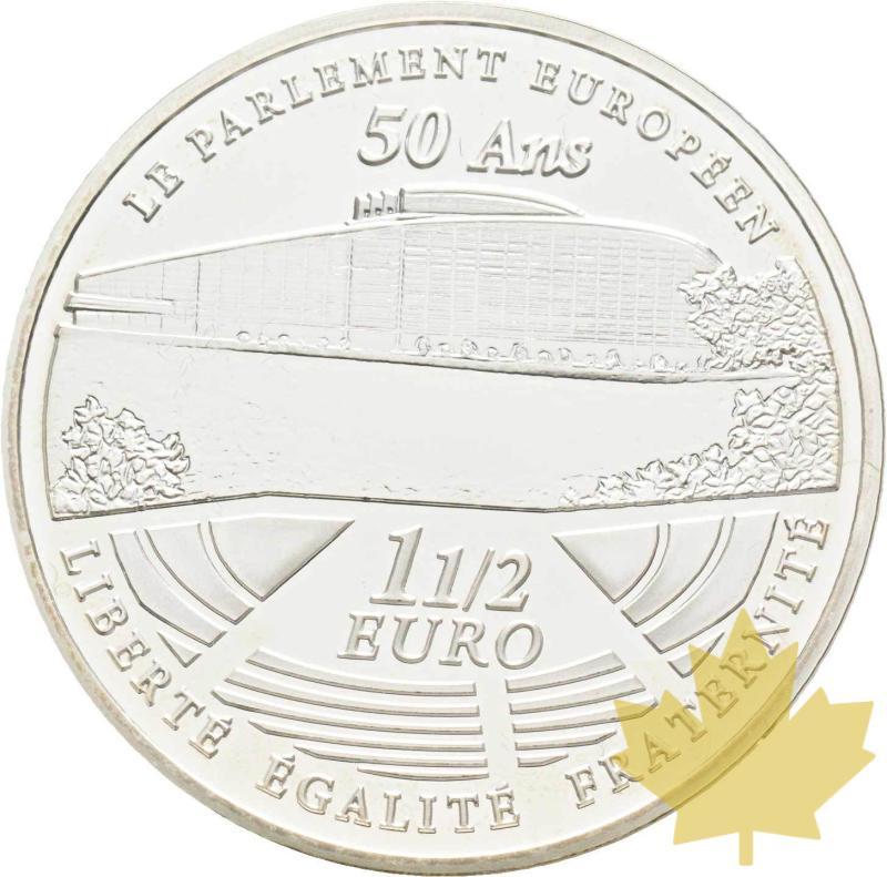 FRANCE-2008-1-Euro-1/2-EUROPEAN-MINTMARK-PROOF-BE - 20170327164030_PArlement2008B.jpg