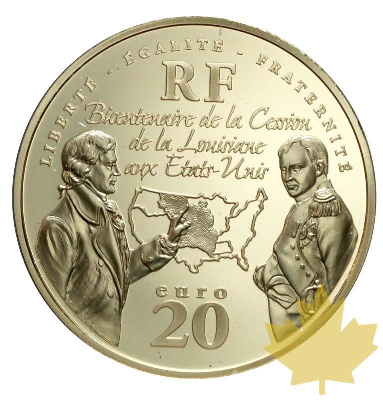 FRANCE-2003-20 EURO OR-VENTE LOUISIANE AUX USA-PROOF - 20171106140037_20euro-louisiana-2.JPG