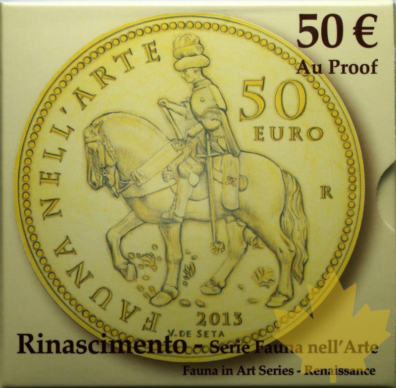 ITALIE-2013-50 EURO OR- RINASCIMENTO - 7-agosto-2013-01.jpg