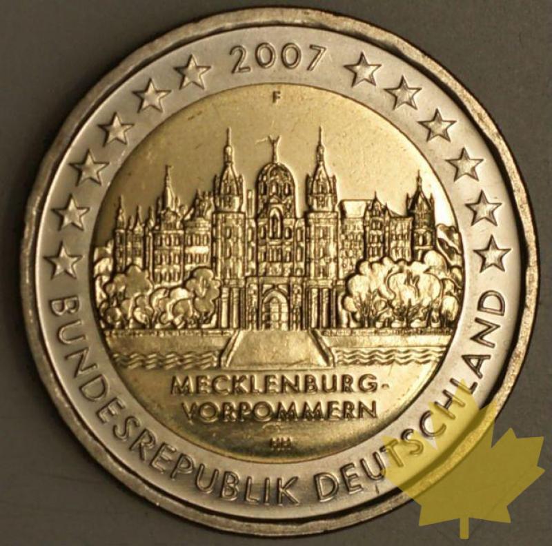 ALLEMAGNE-2007F-2 EURO Mecklenburg Vorpommern - ALL-2EUR2007F-A.jpg