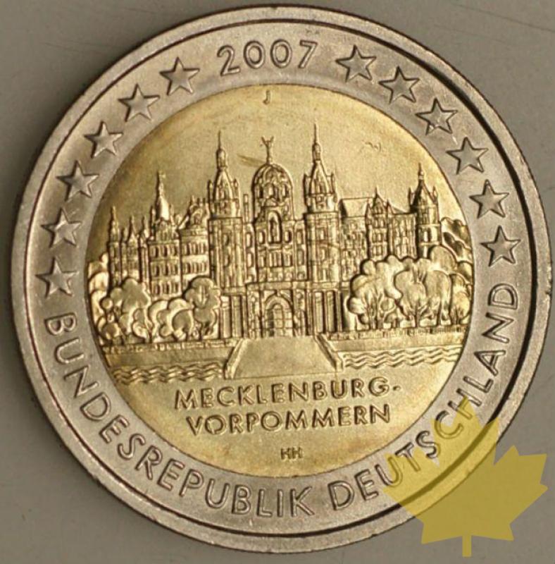 ALLEMAGNE-2007J-2 EURO Mecklenburg Vorpommern - ALL-2EUR2007J-A.jpg