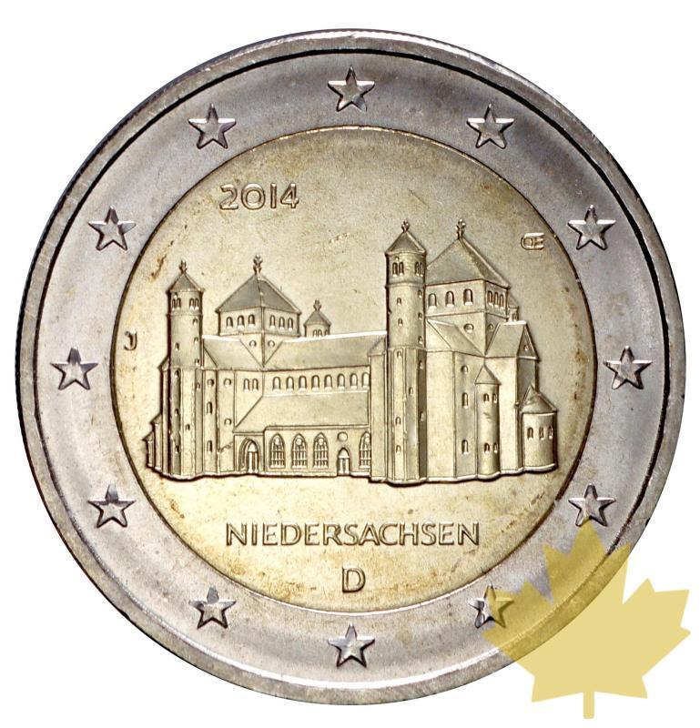 ALLEMAGNE-2014J-2 EURO COMMEMORATIVE-FDC - ALLEMAGNE-2014-J.JPG
