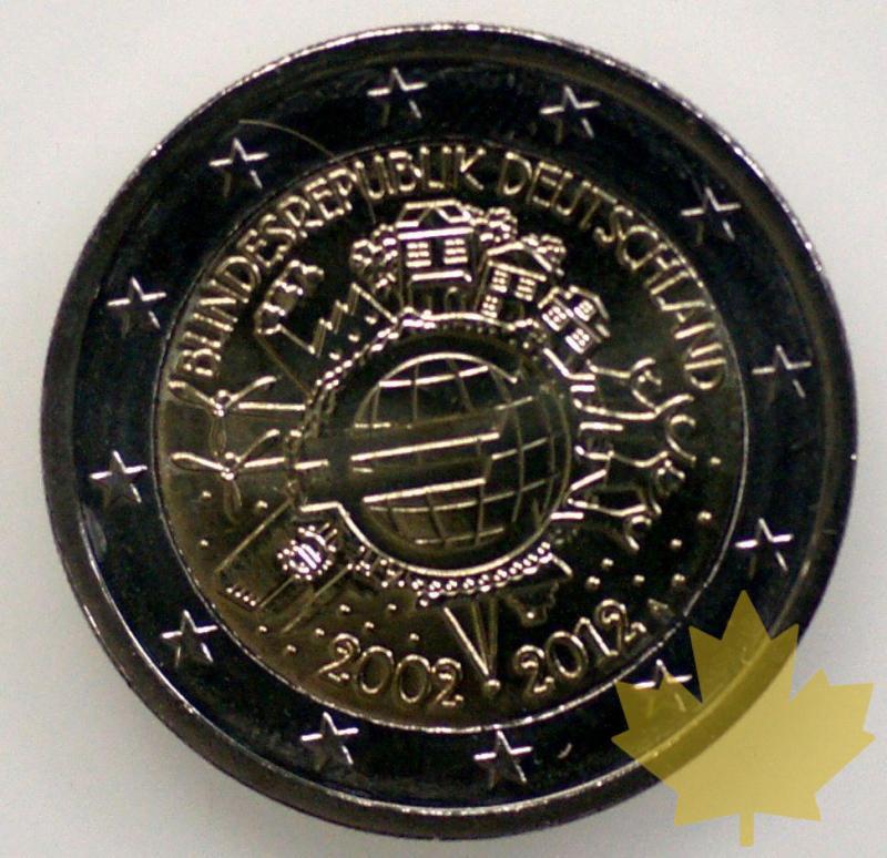 ALLEMAGNE-2012A-2 EURO COMMEMORATIVE -10 ans Euro - DSC06151.jpg