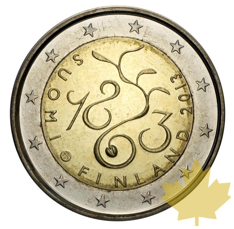 FINLANDE-2013-2 EURO COMMEMORATIVE - FINLANDE-2013-2-EURO.JPG