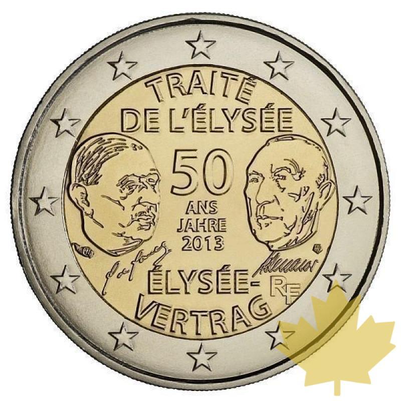 FRANCE-2013-2 EURO-TRAITE ELYSEE- ELYSEE VERTRAG - FRtraite.jpg