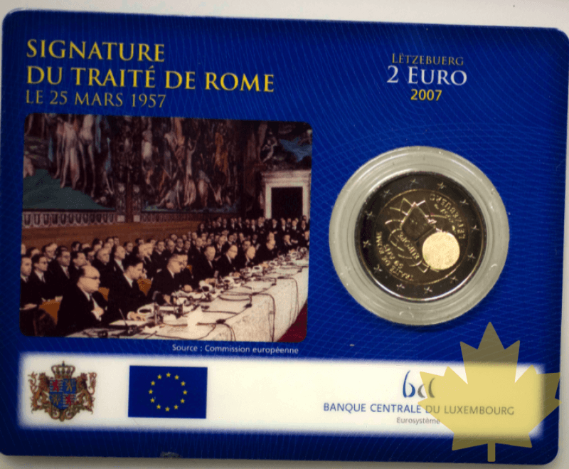 LUXEMBOURG-2007- 2 EURO TRAITE DE ROME SOUS BLISTER - LUX-07-1.png