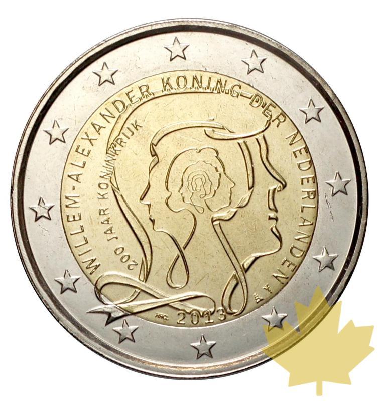 PAYS BAS- 2013- 2 EURO COMMEMORATIVE-Willem-FDC - PAYS-BAS-2013-2EURO.JPG