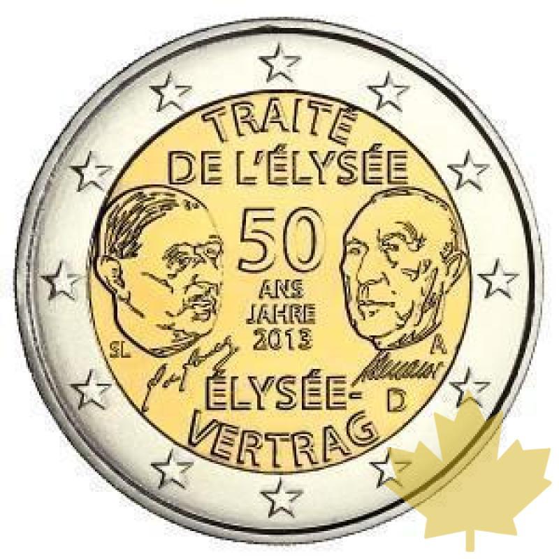 ALLEMAGNE-2013A-2 EURO-TRAITE ELYSEE- ELYSEE VERTRAG - VERTRAG.jpg