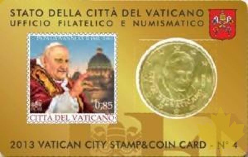 VATICAN-2013-COINCARD GIOVANNI XXIII-FDC - coincard-giovanni.jpg